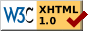 XHTML 1.0 Transitional válido